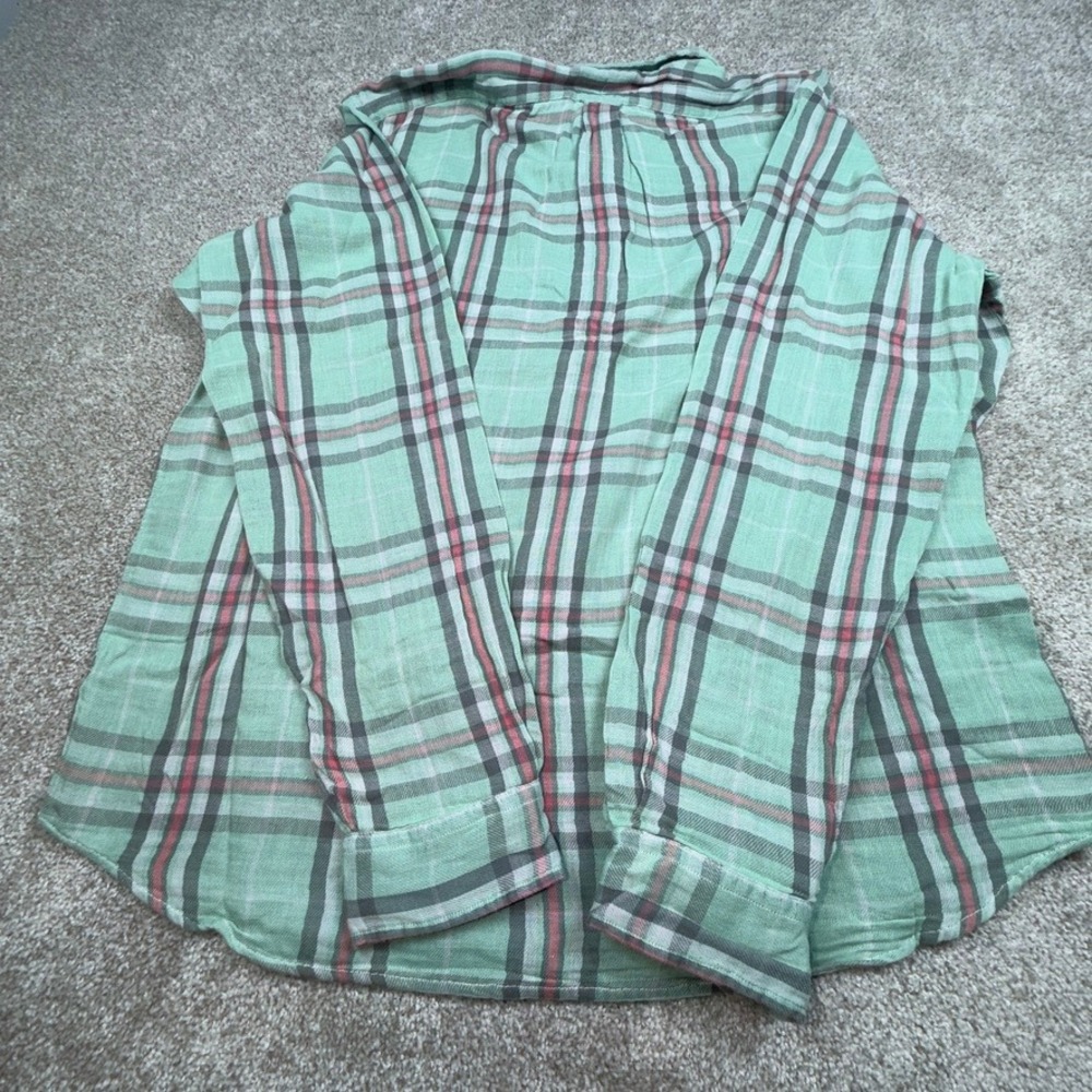 Polo Ralph Lauren Authentic Denim Goods Mens Shirt Classic Fit Plaid Shirt - Picture 4 of 10